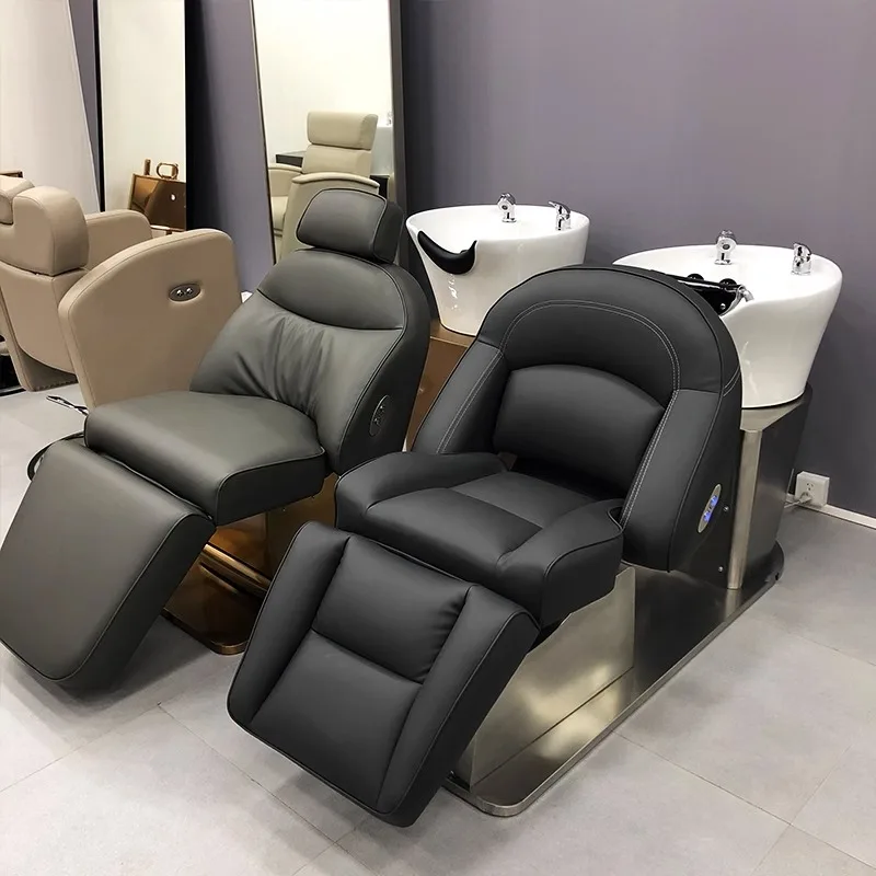 MakeupShampooChairMinimalisticThaiSpaMassageBedHairWashChairs
