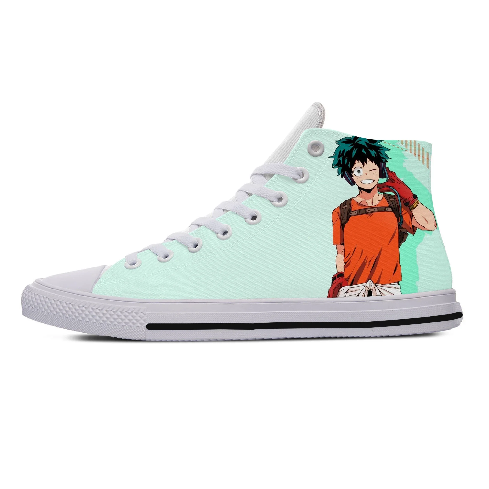 Hot New Summer Woman Man My Hero Academia Breathable Lightweight Casual SneakersHigh Quality High Help Classic Board Shoes