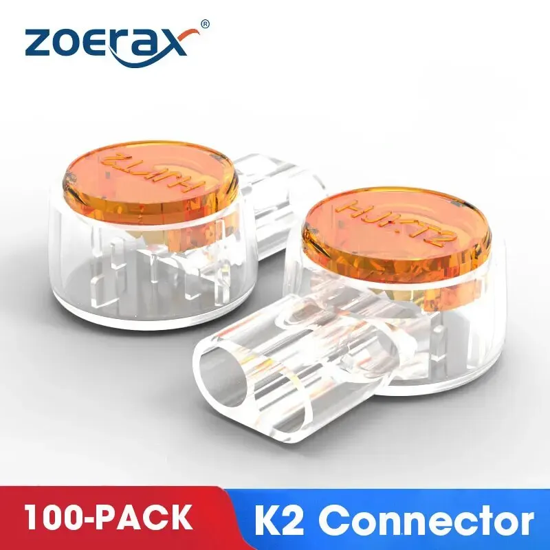 ZoeRax 100PCS K1 K2 K3 Stecker Draht Splice Stecker RJ45 RJ11 Verdrahtung Ethernet Telefon Kabel Kabel UY2 Netzwerk kabel Terminal – Detail 7