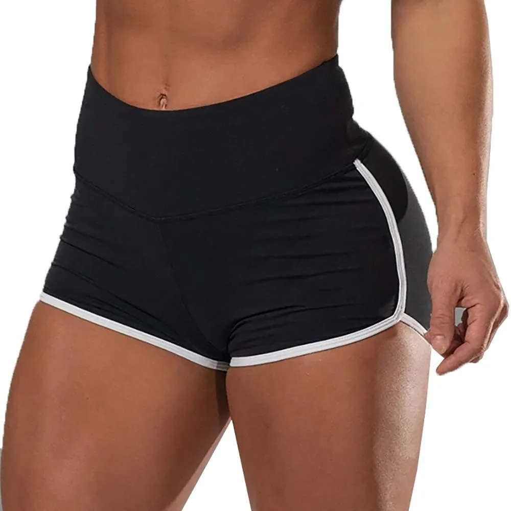 1pcs Women High Waist Stretch Tight Shorts Lady Sexy Solid Pantie Female Hip Lift Brief Women's Plus Size Sport Run Short Pant 4