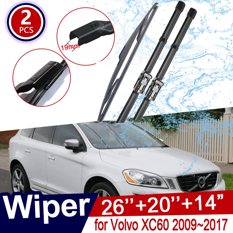 Car Wiper Blades for VOLVO XC60 60 20092017 Coaster XC 60 Front Rear
