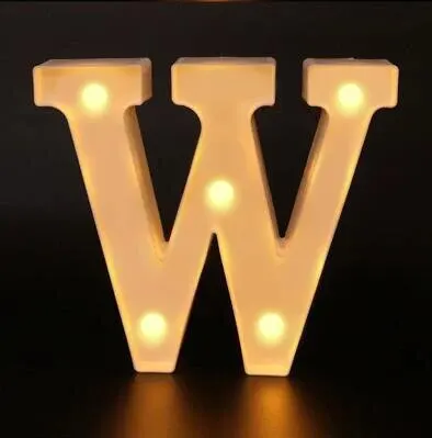 Illuminated LED Alphabet Letter Light - Stylish Decor