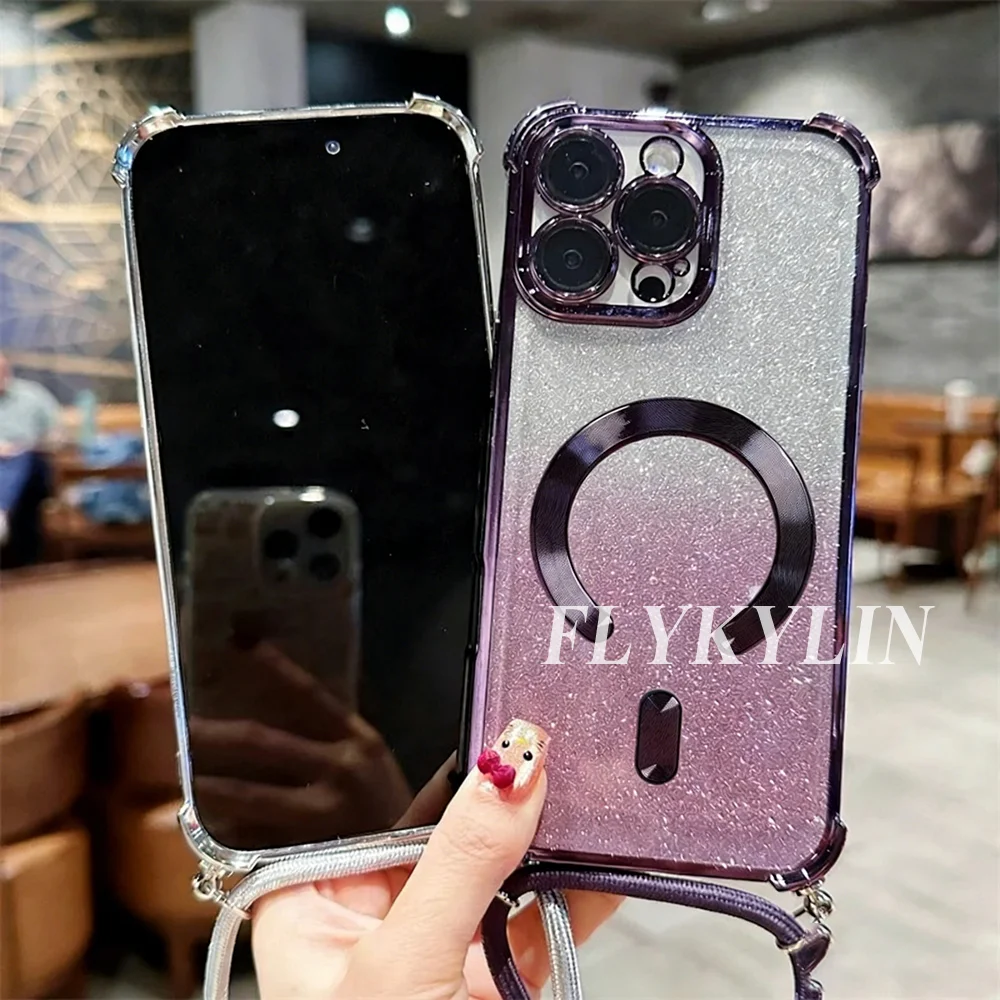 Magnetic Glitter Rope Protective Soft Shell Case