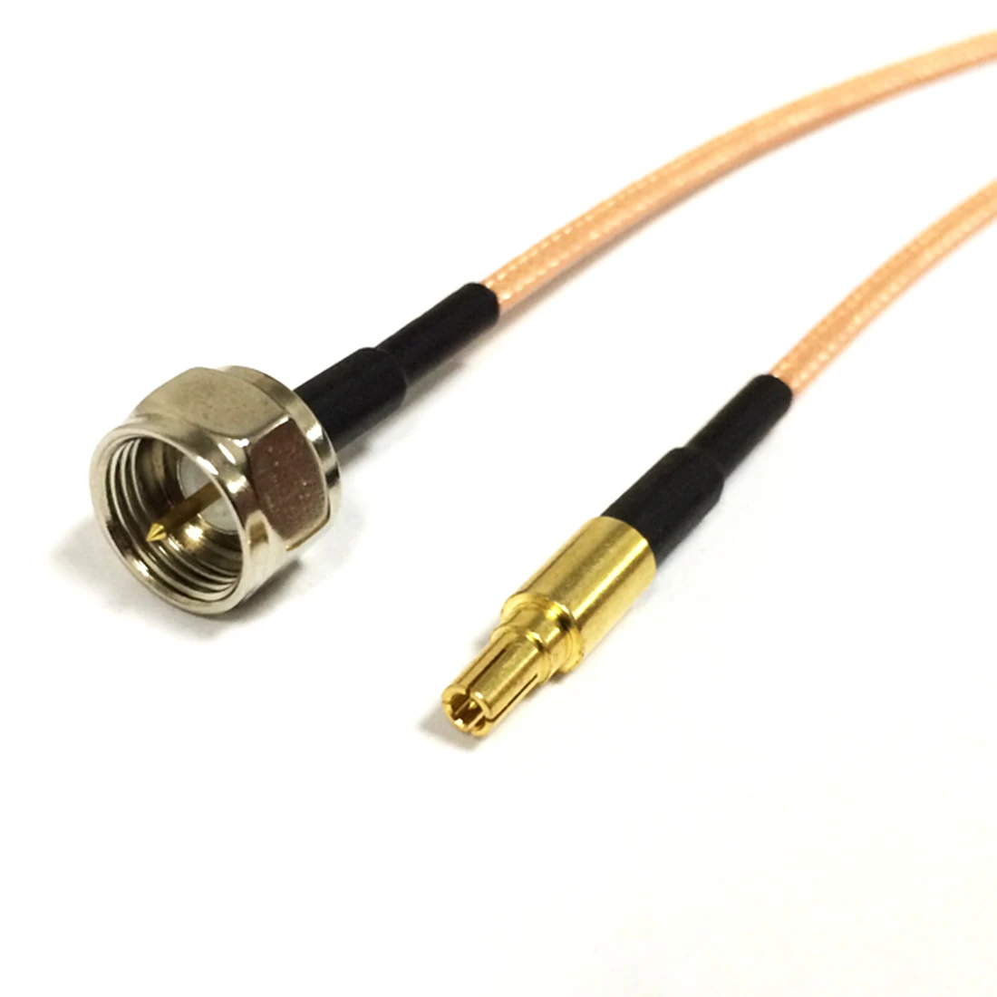 

New F Male Connector To CRC9 Plug Straight RG316 Cable Adapter 15CM 6" Coaxial Extension Pigtail