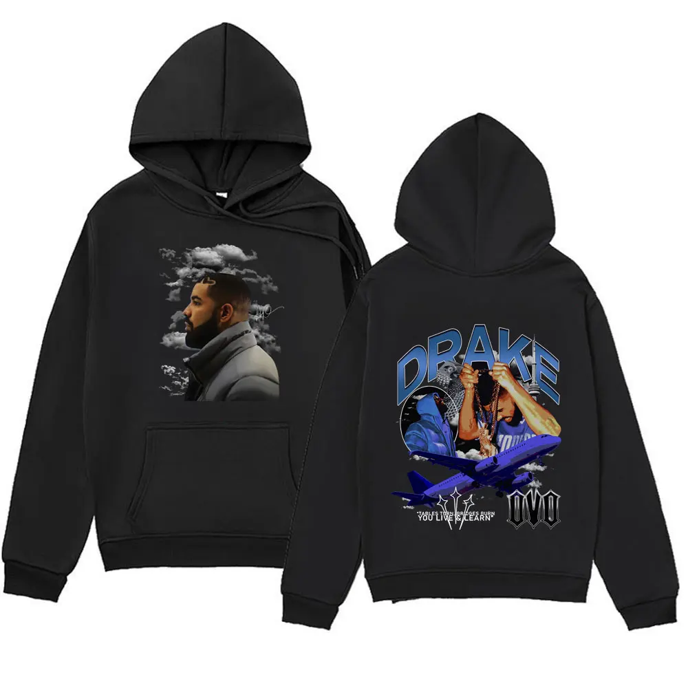

Rapper Drake Drizzy Hoodies Men's Clothing Fashion Hip Hop Vintage Pullovers Sweatshirts Men Women Casual Y2K Long Sleeve Hoodie