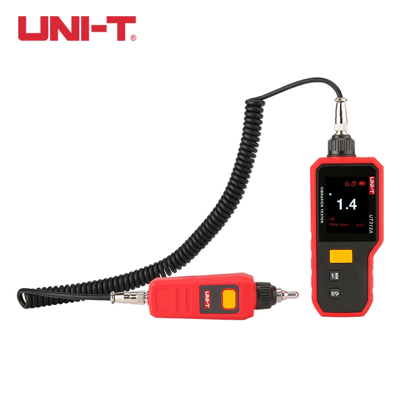 UNI-T Handheld Vibration Tester UT311A UT312A 2.4 Inch TFT Screen LCD Display Data Hold Velocity Displacement Testers 6