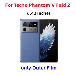 2 - Pack Matte Hydrogel Anti - Spy Screen Protector for Outer Display - Eye Care Shield (Phantom V Fold 2)