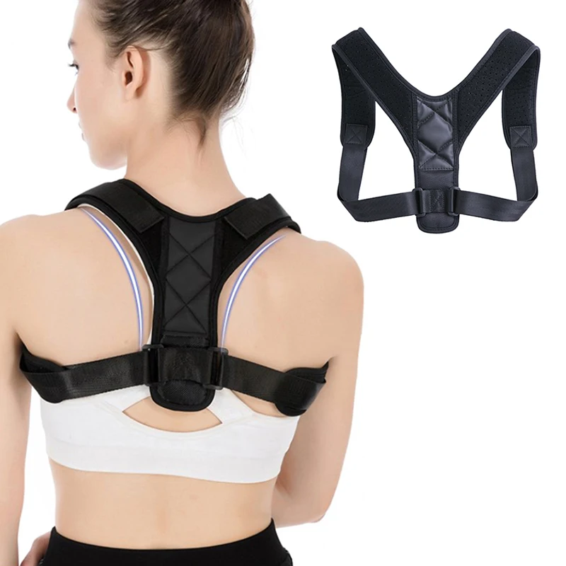 

Adjustable Posture Corrector for Men and Women Back Posture Brace Clavicle Support Stop Slouching and Hunching Back Trainer
