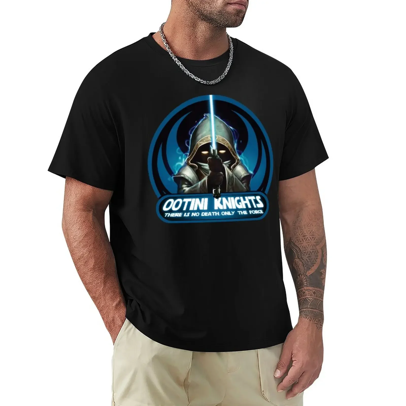 

Ootini Knights- There is no death, only the force. T-Shirt shirts graphic tees blacks heavyweights mens t shirts