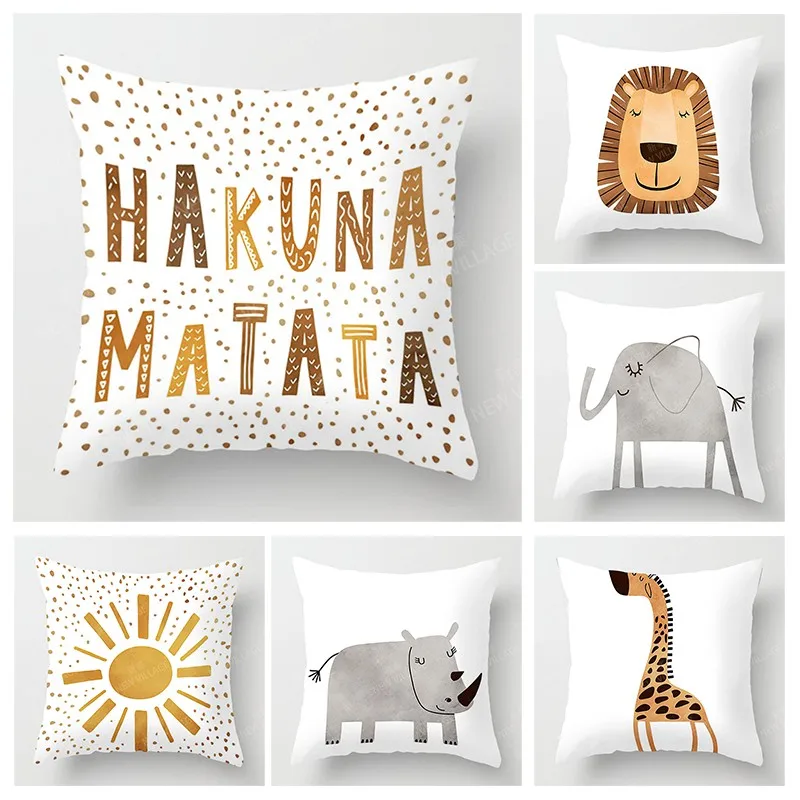 

Nordic fall home decor throw pillowcase sofa Cushion cover modern 45x45cm 45*45 50x50 60x60cm 40x40 boho living room aesthetics