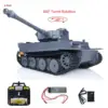 1/16 Scale Mato RTR RC Tank 1220 Metal Grey German Tiger I BB Shooting Mimic Real Tank Sound Boys Toys Remoted Car TH00649 2