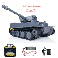 1/16 Scale Mato RTR RC Tank 1220 Metal Grey German Tiger I BB Shooting Mimic Real Tank Sound Boys Toys Remoted Car TH00649 2