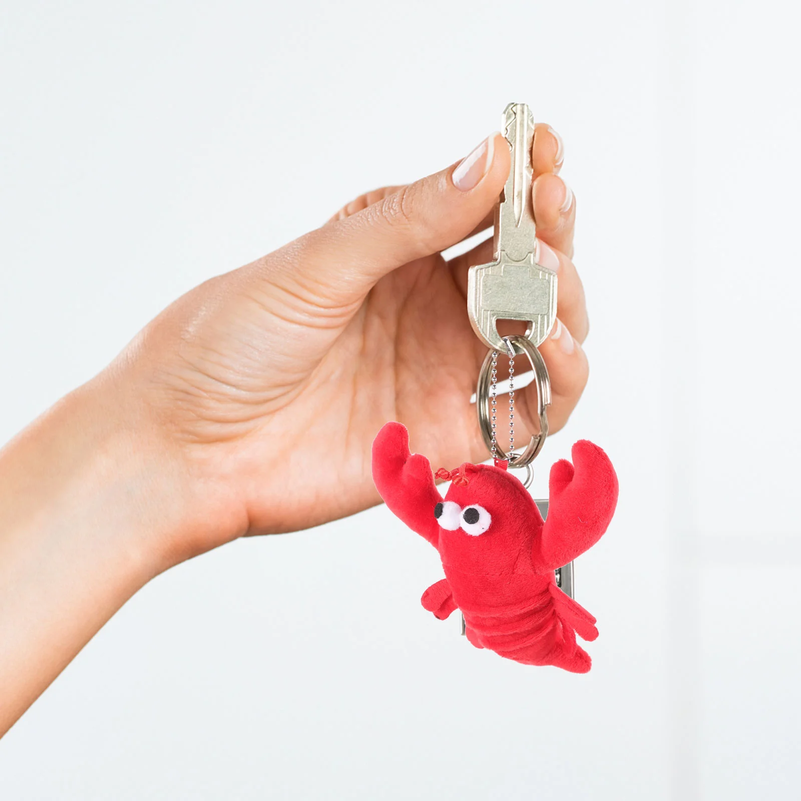 2pcs Cartoon Plush Key Chain Chic Phone Bag Pendant Car Key Hanging Ornament keychain bag ornament keychain