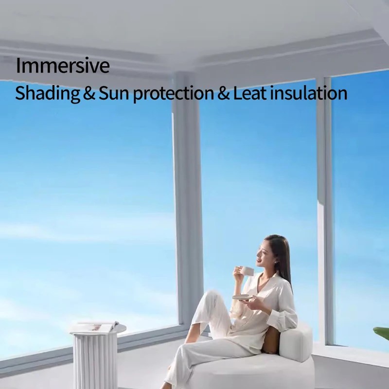 2/3/5M One Way Mirror Window Film Vinyl Self-adhesive Heat Control Reflective Film Privacy Window Tint for Home Glass Sticker window film window stickers