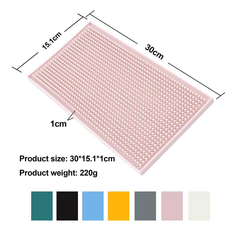 Premium Silicone Bar Mat - Durable & Stylish Spill-Proof Countertop Accessory for Home, Bars, and Restaurants