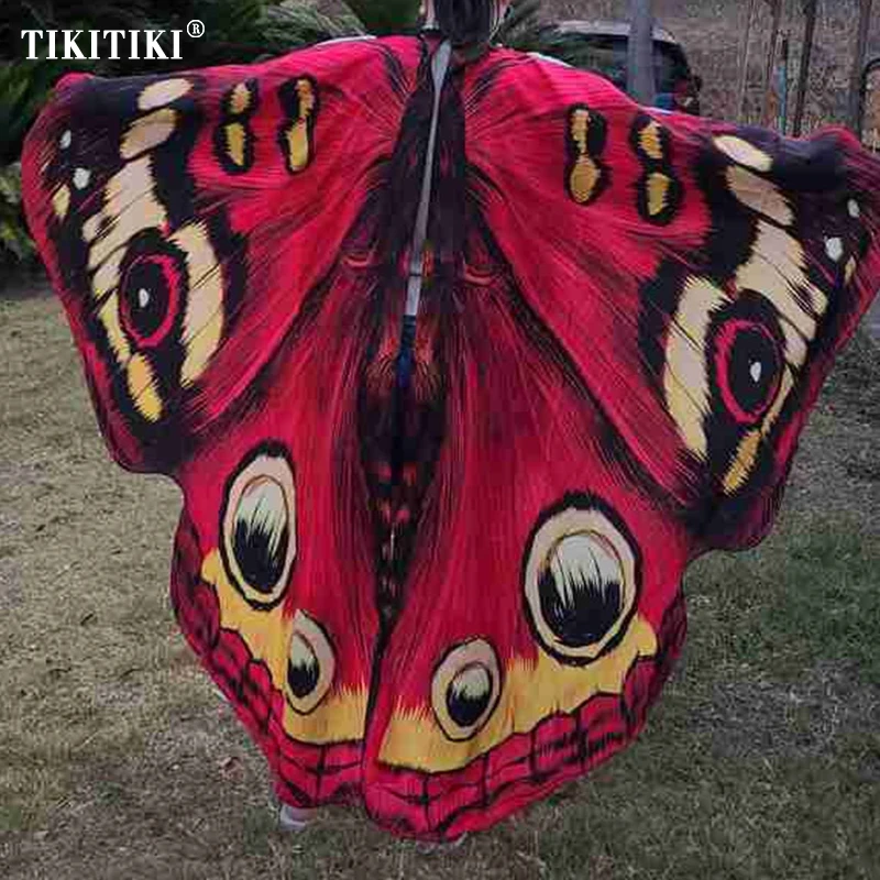 WomensRenFaireButterflyWingsCostumesFestivalCostumesFairyWingsCloakButterflyShawl