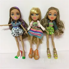 

Bratz Doll Fashion Sports Suit Yasmin Cloe Dress Up Doll Girls Play House Toys Princess Clothes Glasses Hats Accessories