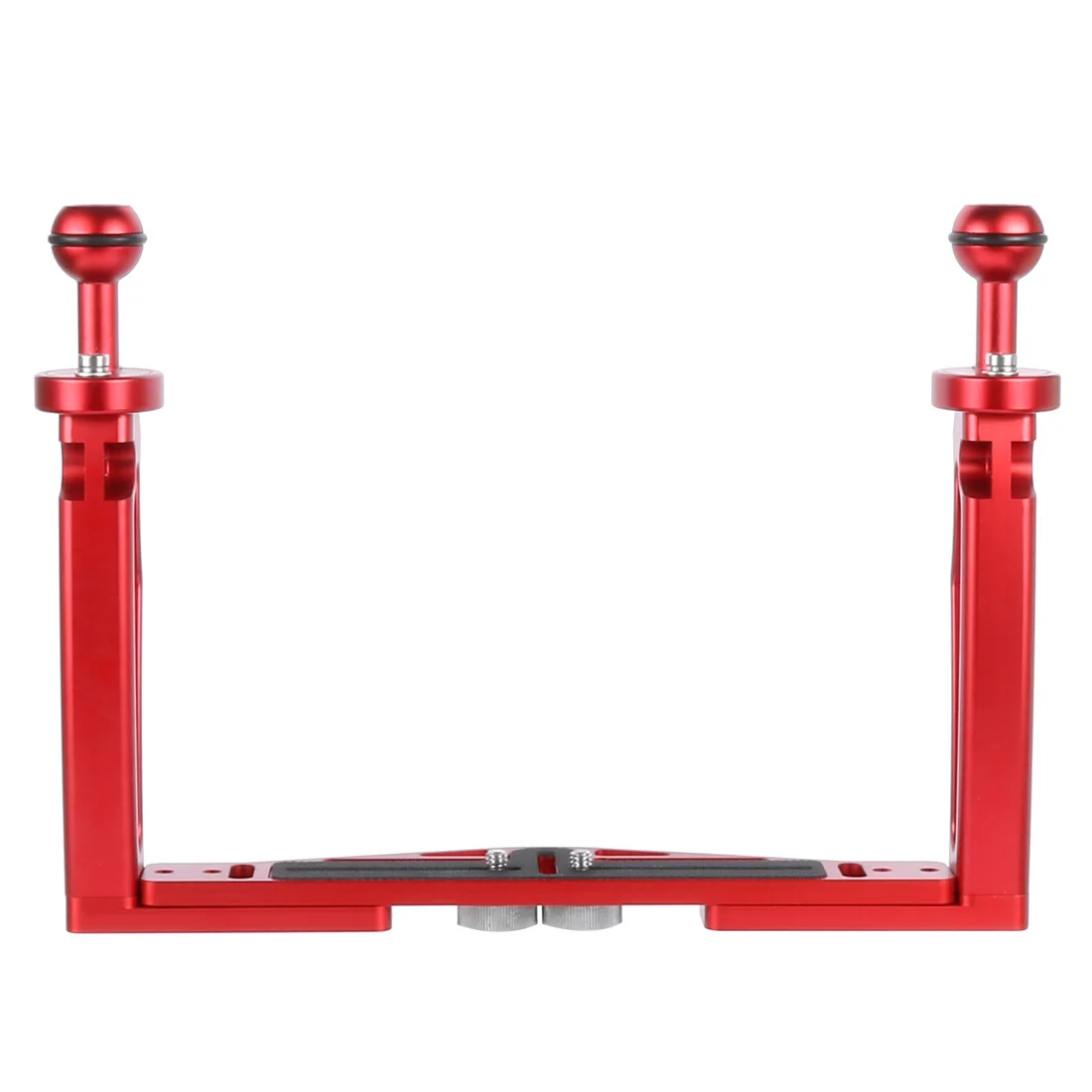 FEICHAO Dual Handle Aluminium Tray Stabilizer Rig for Underwater Camera Housing Case Diving Tray Mount for GoPro13 Action Camera