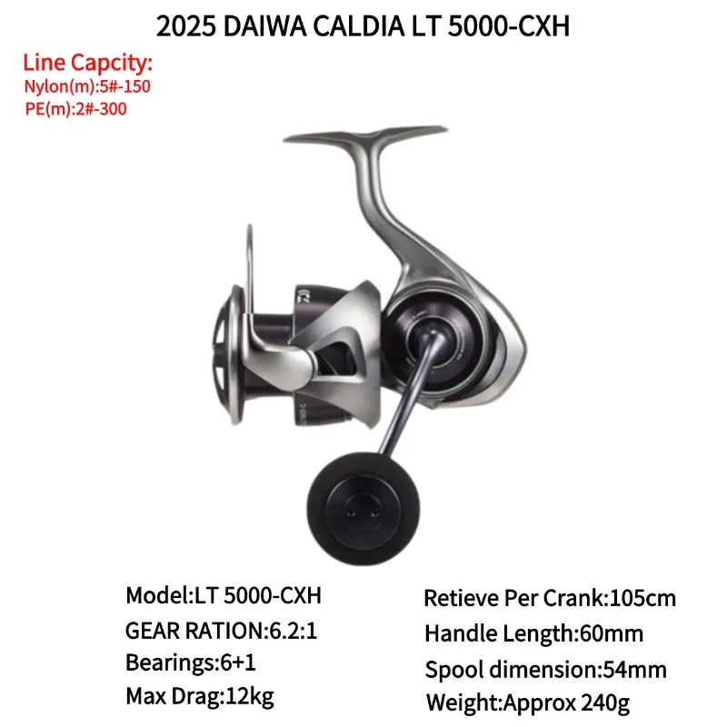 Daiwa 2025 CALDIA FC LT 1000S 2000S 2000S-H 2500S 2500S-H CALDIA