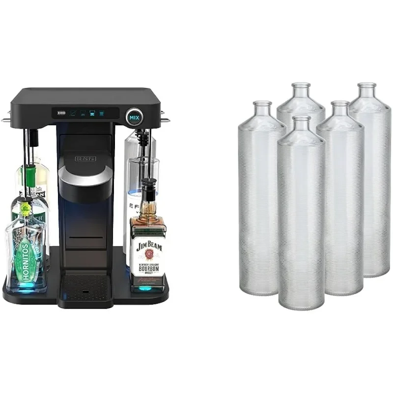 

Машина для приготовления коктейлей bev от BLACK + DECKER, беспроводная машина для приготовления напитков для бартезианских капсул (BCHB101) и bev, поилки для вина