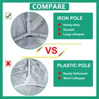 BEYLSION 90X90X180CM Grow Box  High Quality Growing Tent With Observ Watch Window 600D Fabric Stock in RU Poland 2