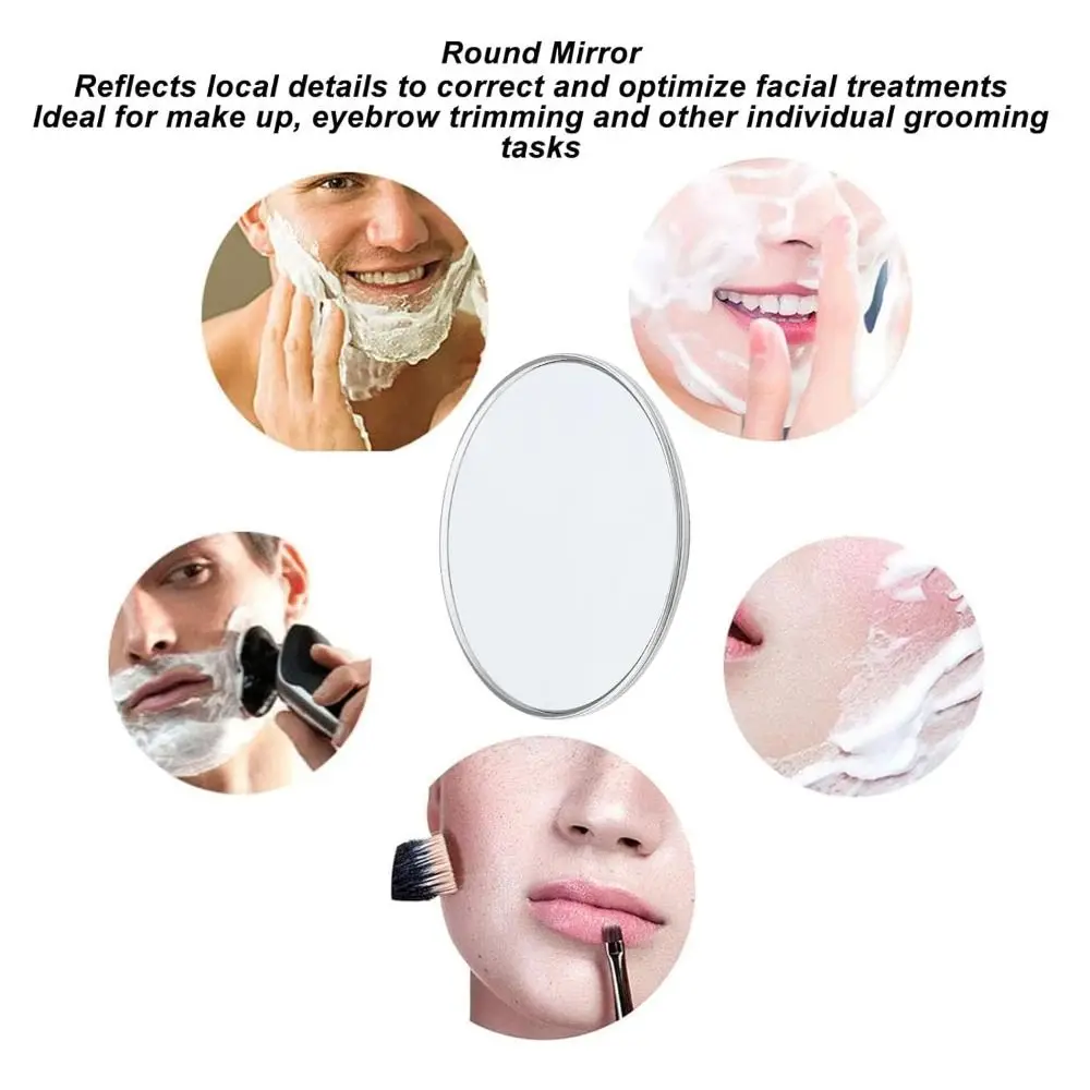 Makeup Mirror Magnifying Mirror Round Shape 3 Suction Cups 5/10/20/30x