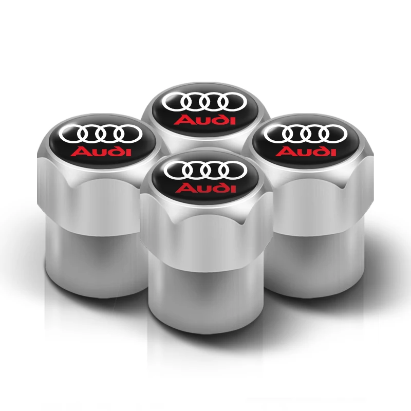 Set of 4 Premium Car Valve Stem Caps - Stylish Universal Car Accessories