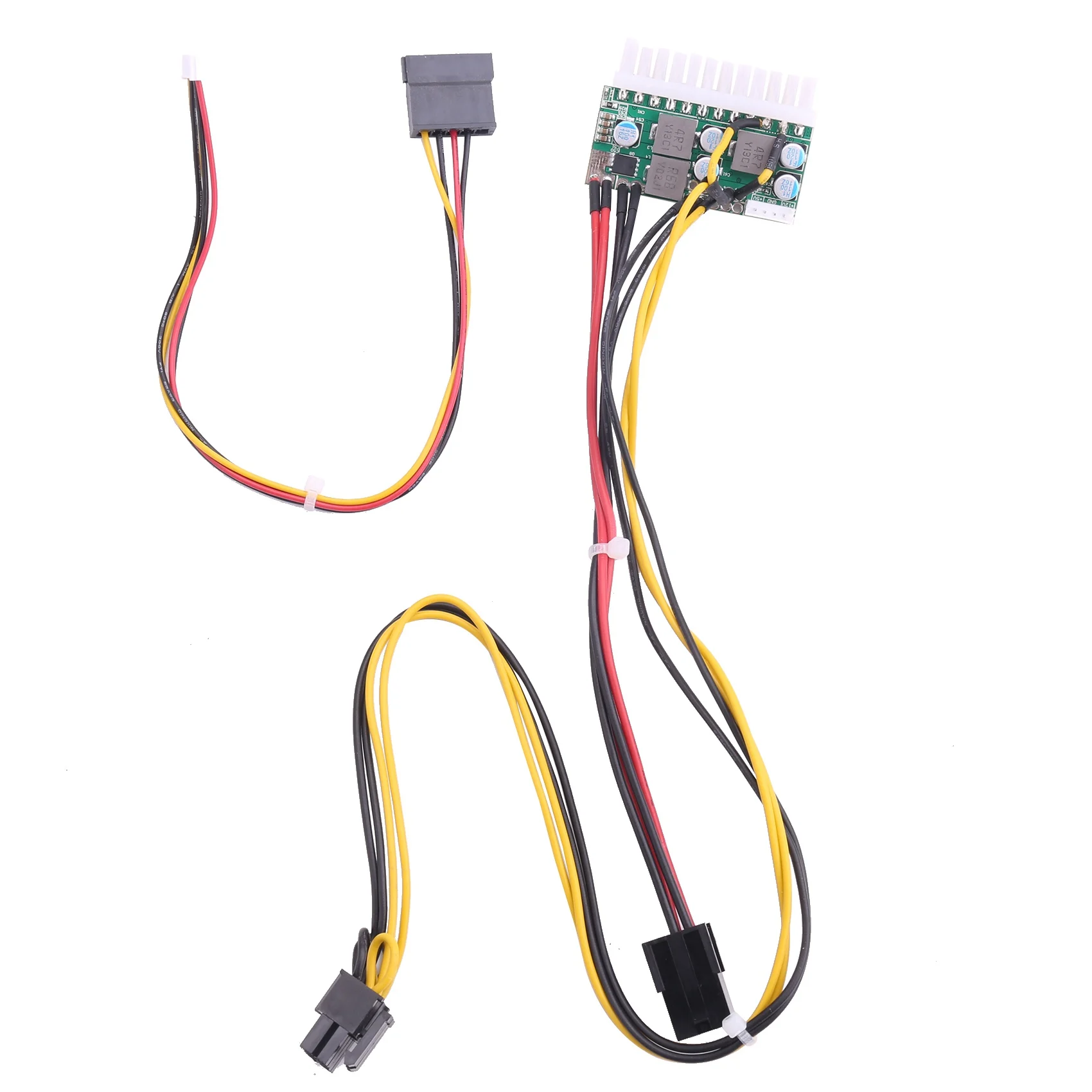 PICO ATX 스위치 PSU 전원 공급 장치 모듈, PCI-E 6 핀 입력 DC 12V 300W DC-ATX-300W 24 핀