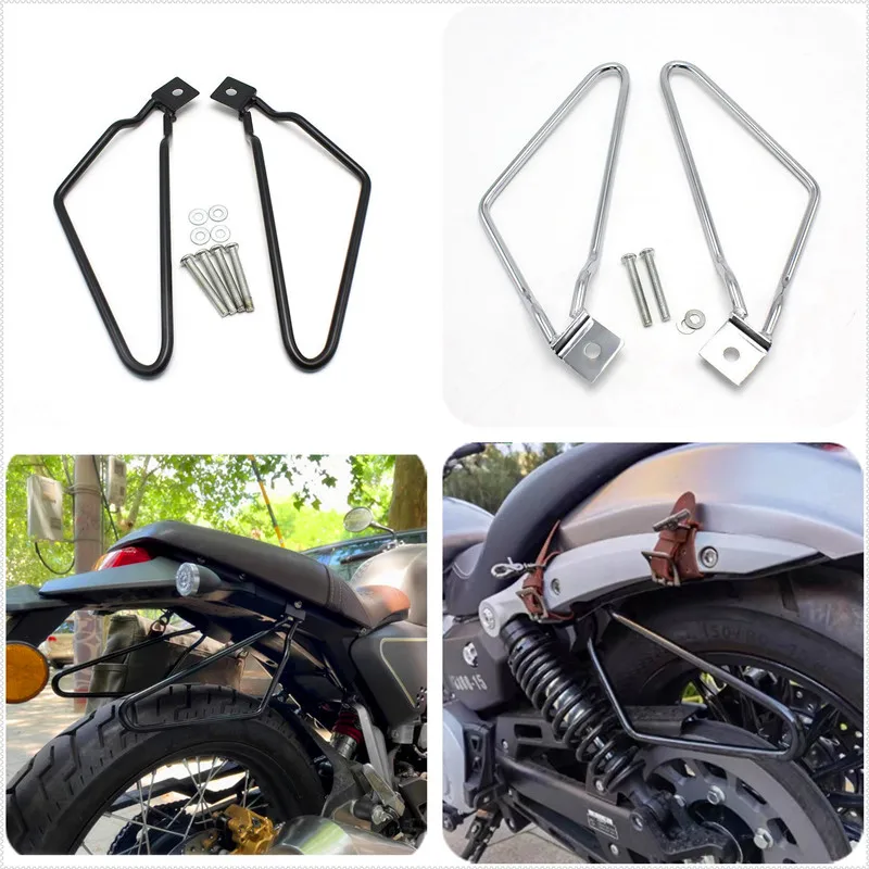 Motorcycle Saddle Bags Bracket Side Box Protective Rack Compatible For BD300-15 Modified Parts
