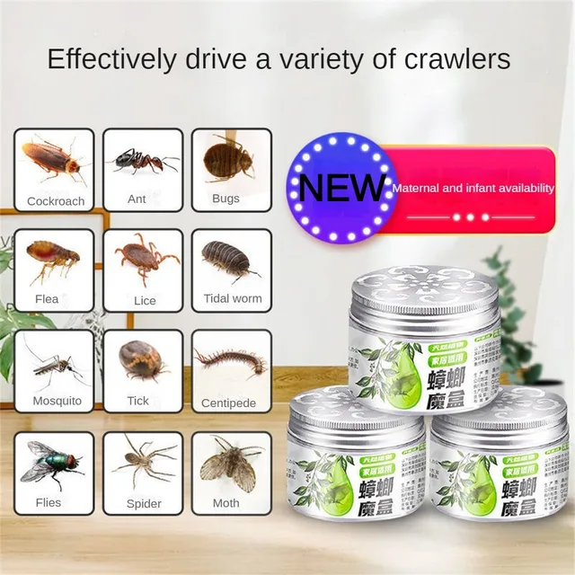 Camphor Faolaj -Növény Illóolaj -Visszataszító Szagtalan Szúnyogtaszító Csótány Doboz Levendula Háztartás - Image 5