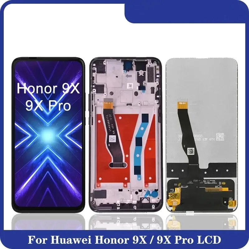 

ЖК-дисплей 6,59 "для Huawei Honor 9X с сенсорным экраном и дигитайзером в сборе, запасные части для Honor 9X Pro, экран дисплея, оригинал