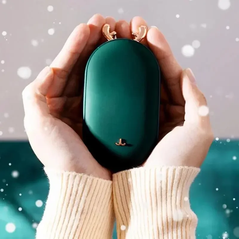 Portable Travel Mini Hand Warmer Power Bank USB Charging Temperature Long-Lasting Hand Warmer Warmth Good Gift For Christmas