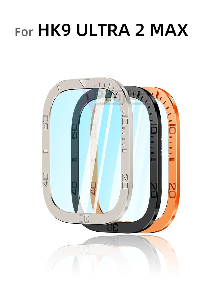 For-HK9-ULTRA-2-MAX-Smart-Watch-Tempered-film-Protective-Case-2-in-1 ...