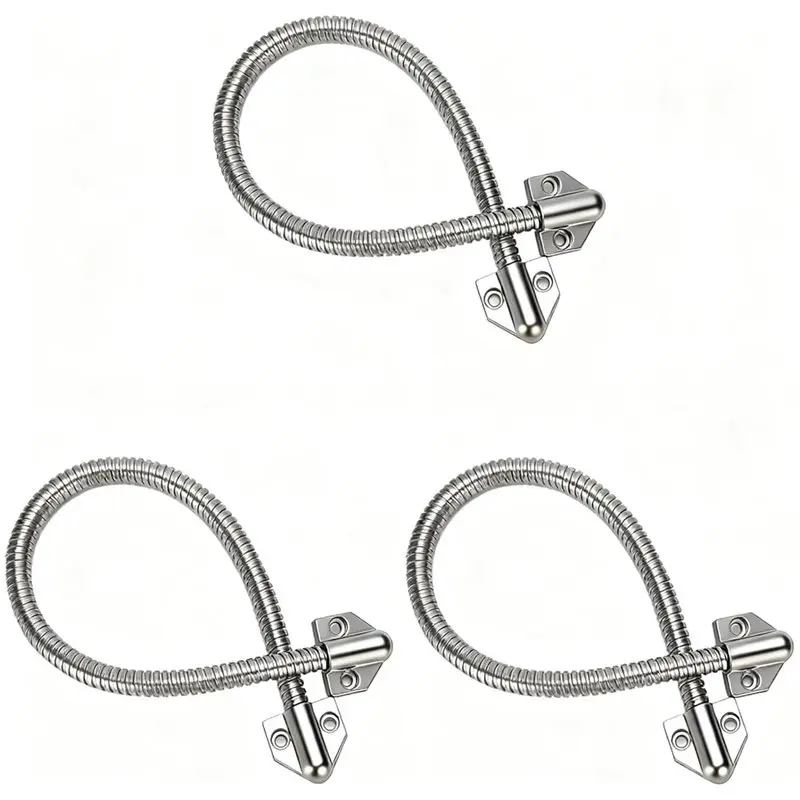 유연한 장갑 도어 루프 3개 도어 와이어 케이블 구즈넥 도어 케이블 보호기 가정..