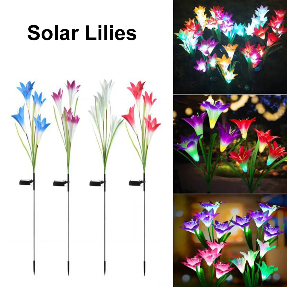 8/10LED luce solare esterna impermeabile decorazione del giardino luci del paesaggio lucciola lampada da giardino cortile decorazione del giardino