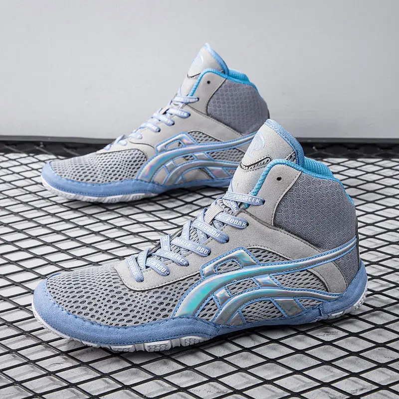 Quality Men's High Top Boxing Shoes Women's Safety Walking Sneakers Casual Sneakers Fighting Training Wrestling Shoes