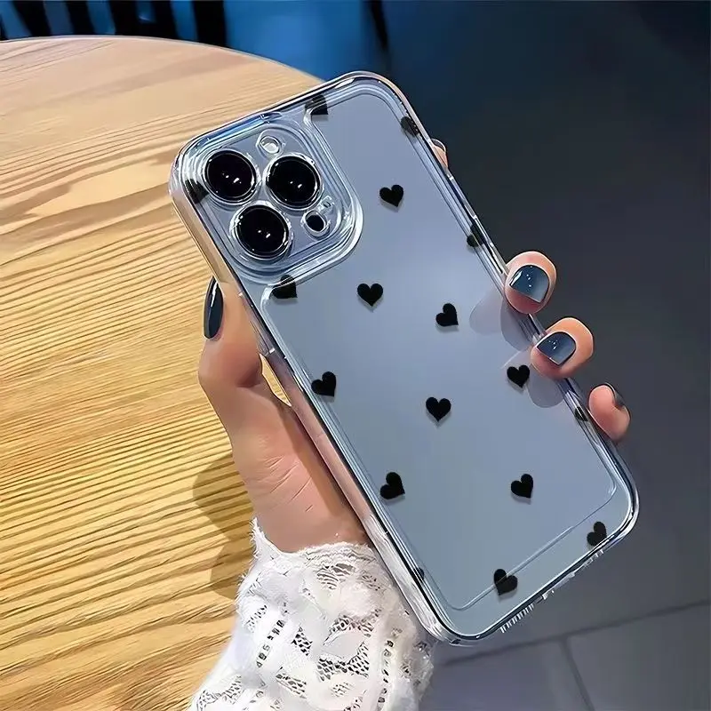 Elegant Transparent Shockproof Bumper Case - Clear Luxury Cover
