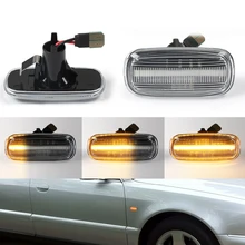 

For Audi A2 A3 8L 1995-2000 A4 B5 A6 4B C5 A8 4D 98-06 TT 8N Dynamic Led Side Marker Turn Signal Light Sequential Blinker Lights