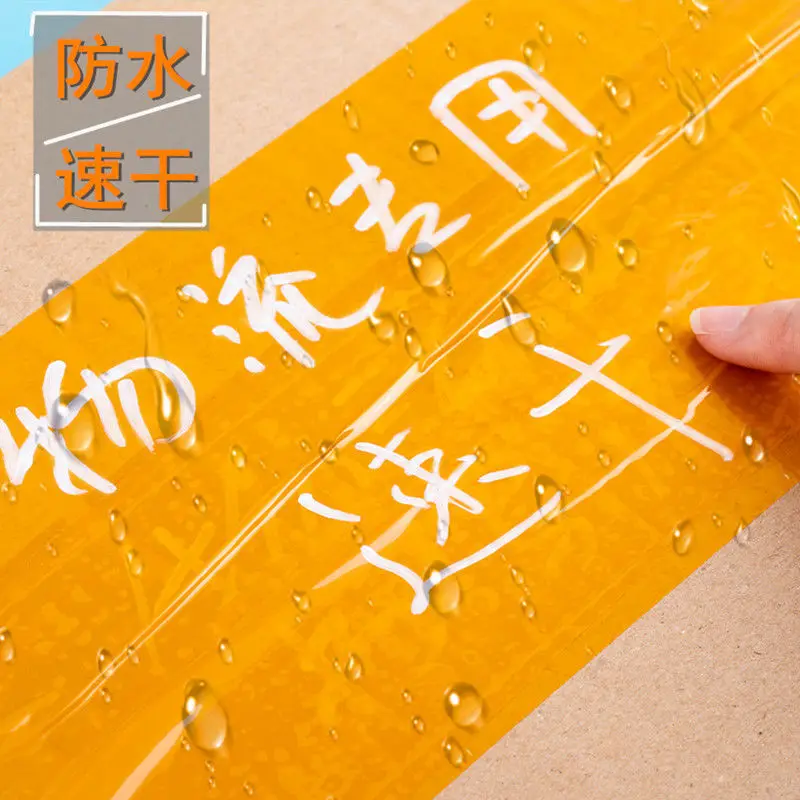 흰색 마커 펜 오일 팁 방수 영구 마커 페인트, 미술 공부 학생 타이어 고무 DIY 그래피티 스케치, 3 개, 6 개