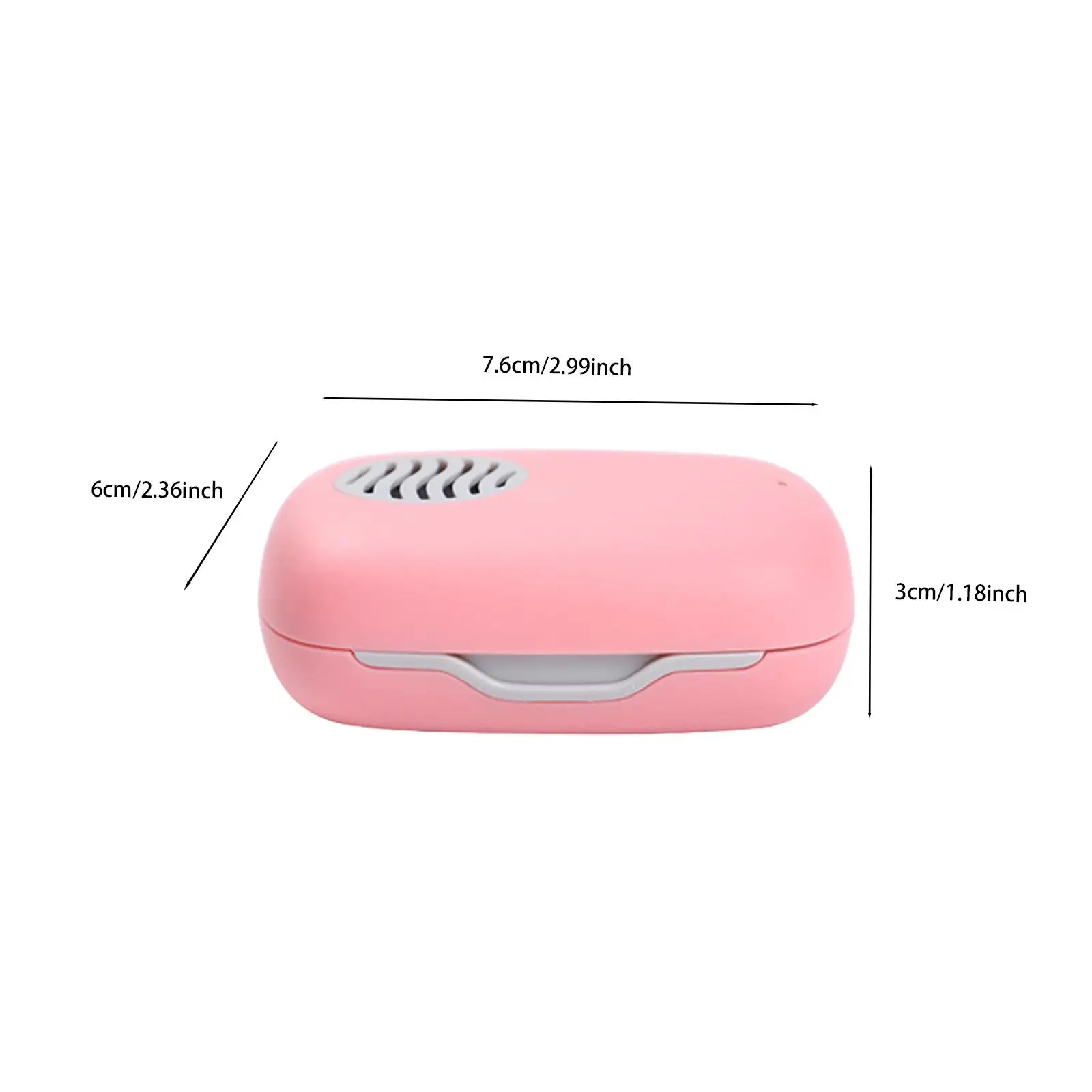 Toothbrush Sanitizer Portable Toothbrush Container for Travel Bathroom Hotel