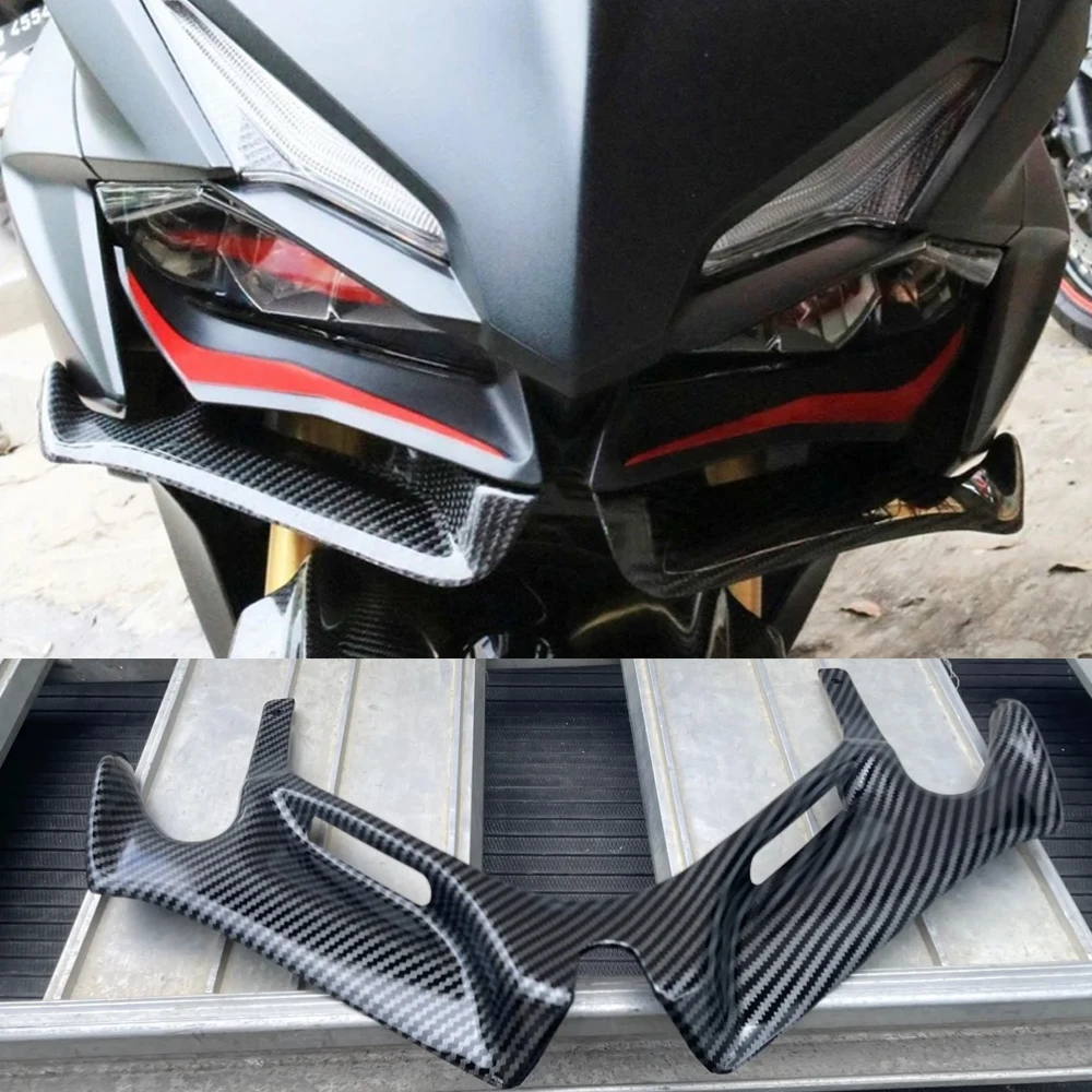 

For Honda CBR250RR 2017 2018 2019 2020 2021 2022 2023 CBR 250RR Winglets Front Fairing Aerodynamic Wing Cover Protection Guard