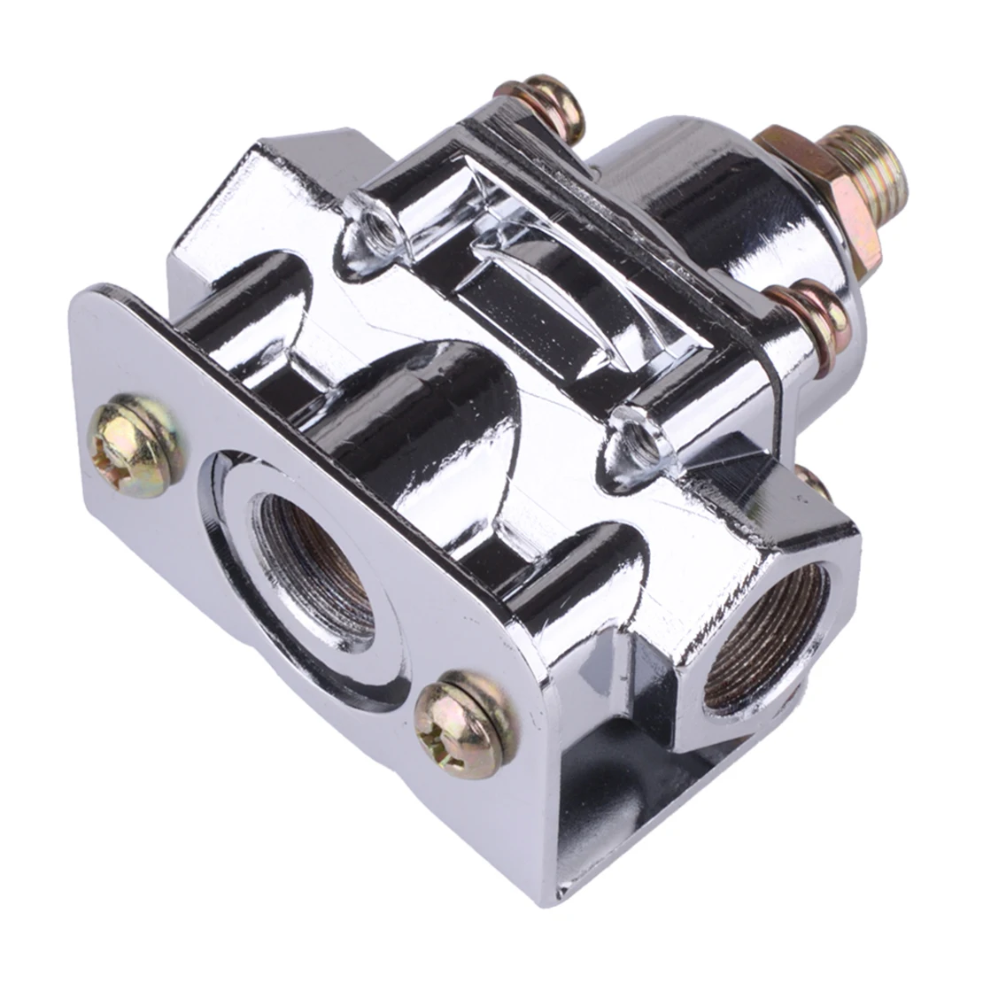 Car Auto Carburetor Fuel Pressure Regulator with Screws Fit for Holley Quick Edelbrock Carb 1-4 PSI 12-804
