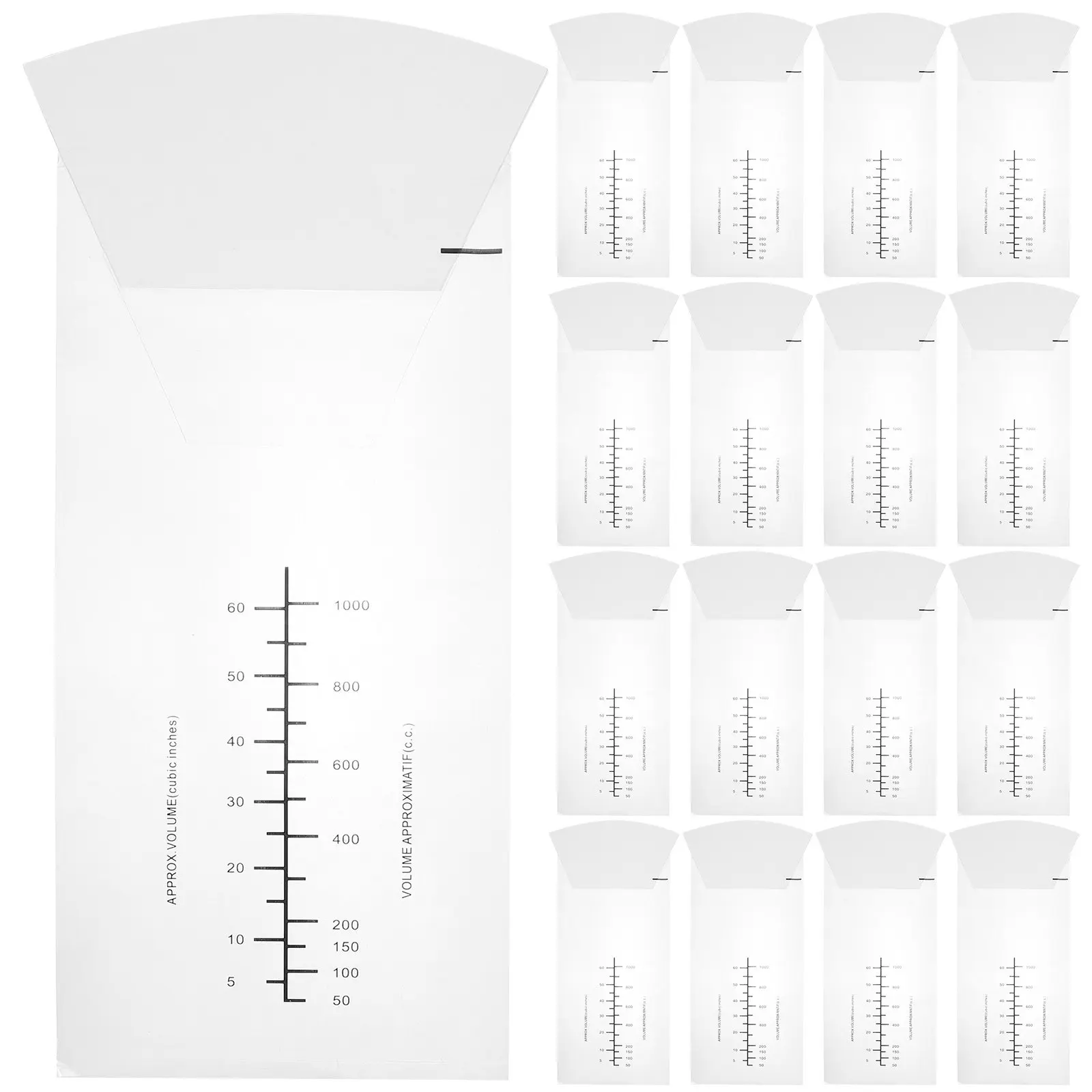 20Pcs 일회용 구토 가방 투명 자동차 쓰레기 봉투 여행 캠핑 임산부 응급 상황을위한 넓은 개방형 누출 방지