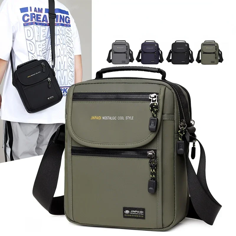 Men's Commuting Shoulder Bag Fashion Oxford Cloth Messenger