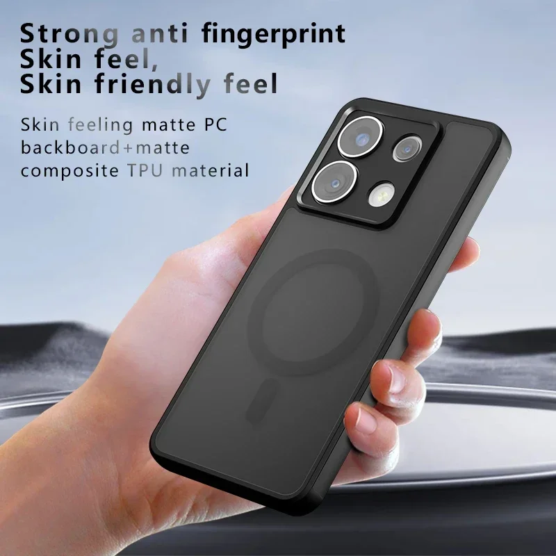 Magnetic Acrylic Shockproof Wireless Charging Case