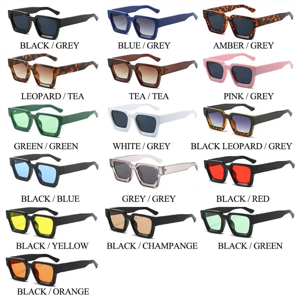 Luxury Retro Square Sunglasses - Unisex Designer Shades with UV400 Protection in Trendy Green