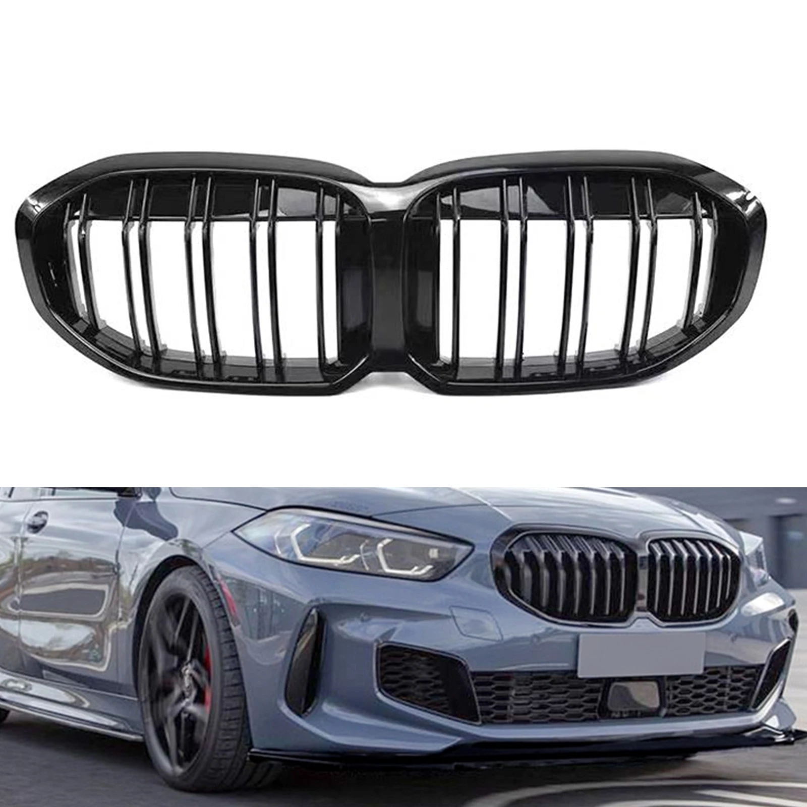 

Передняя решетка для автомобиля, верхний бампер, решетка для BMW New 1 Series F40 2019-2023