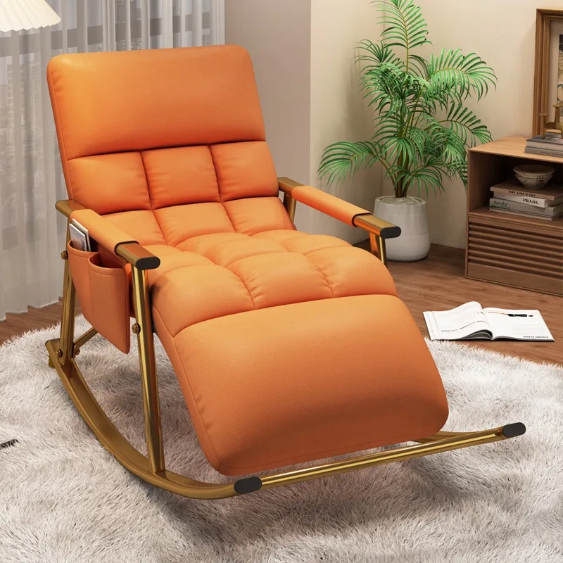 Multi-Color Modern Living Room Recliner Adult Rocking Chair Foldable Balcony Lazy Sofa Leisure Chair Multifunctional Furniture