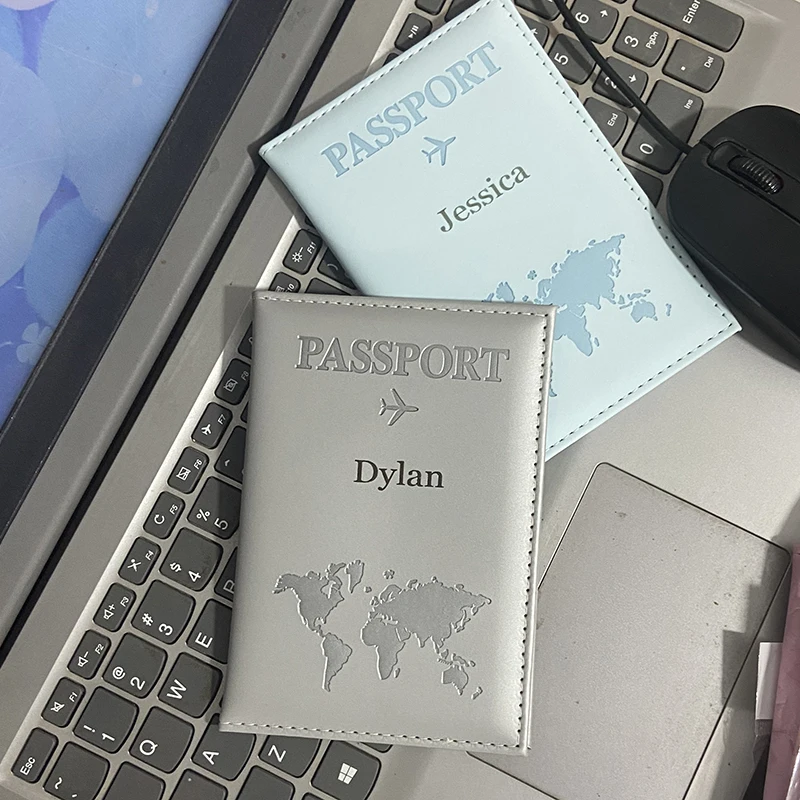 Personalized Passport Holder and Travel Wallet in PU Leather