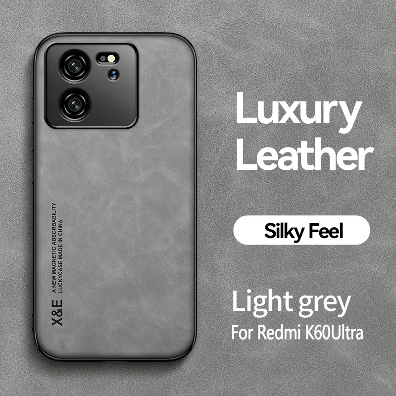 Luxury Magnetic Leather Soft Phone Case - Premium Back Cover